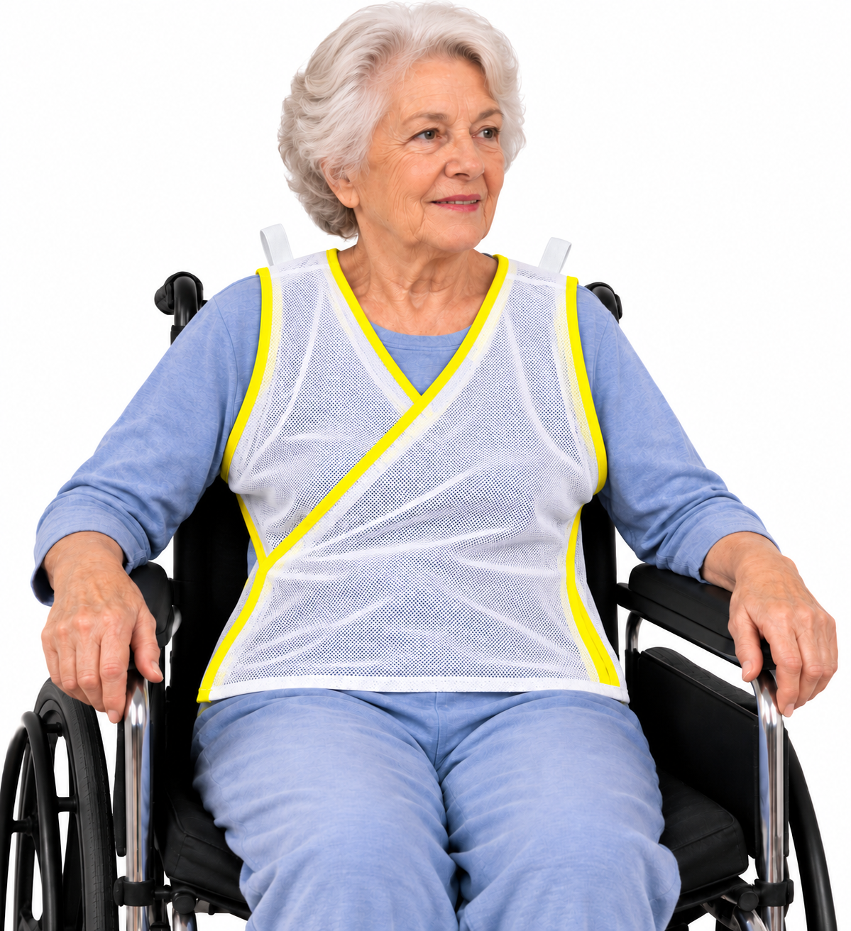 Safety Vest w/Ties & Shoulder Loops