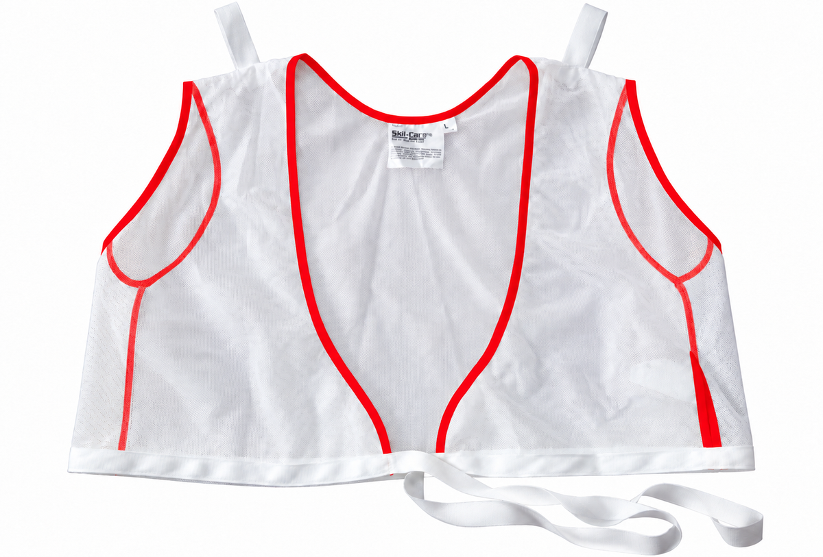Safety Vest w/Ties & Shoulder Loops
