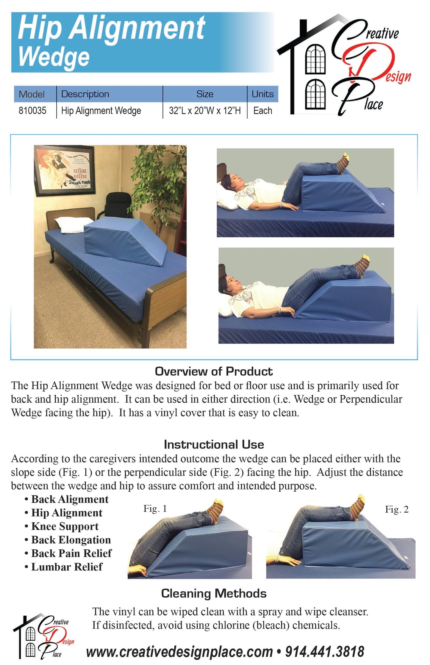 Hip Alignment Wedge (Model# 810035)