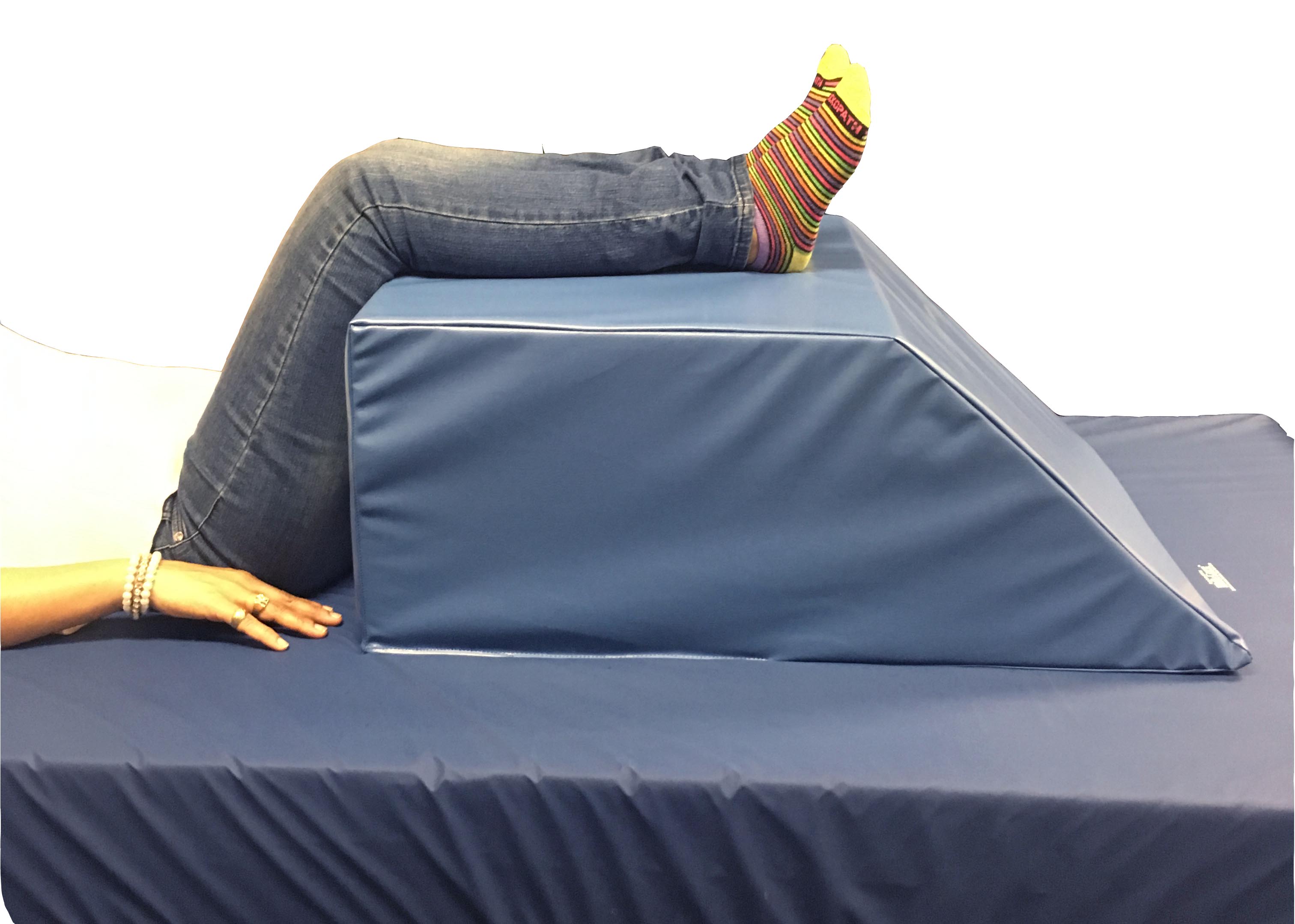 DMI Ortho Bed Wedge Elevated Leg Pillow, Supportive Foam Wedge